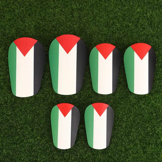 Durable Soccer Shin Guards Palestine Flag Design For All - ToylandEU