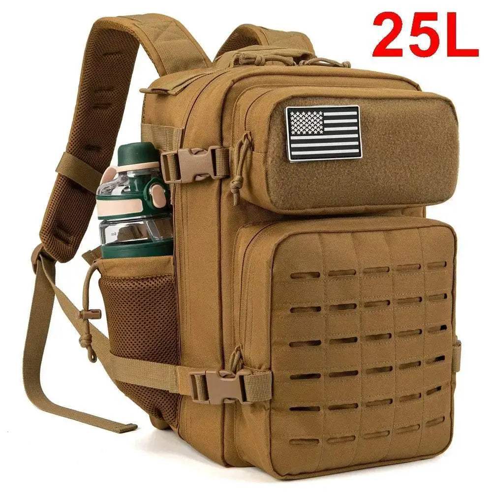 Durable Tactical Backpack With Bottle Holder For Outdoor - ToylandEU