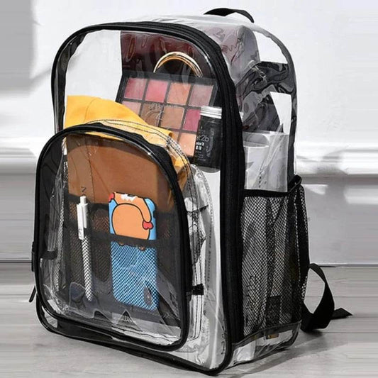Durable Transparent PVC Backpack Large Capacity School - ToylandEU