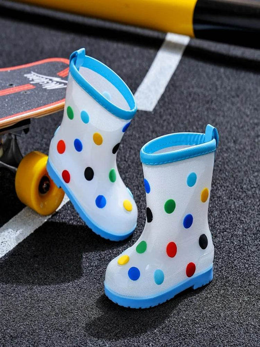 Durable Waterproof Kids Rain Boots Unisex Lemon Color - ToylandEU