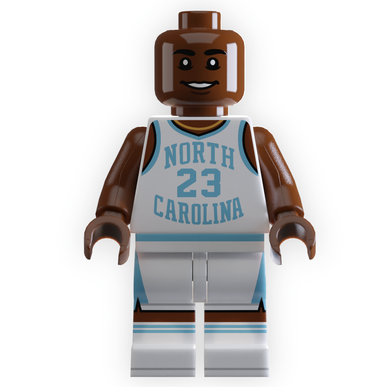 MJ #23 UNC Basketball Player Minifig - B3 Customs