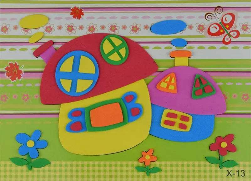 EVA 3D Pasting Paper Craft Kit For Kids Creative Projects - ToylandEU