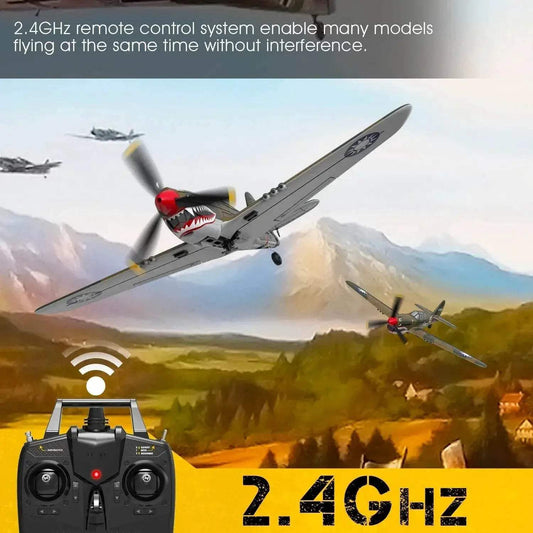 Eachine P-40 P40 Fighter V2 400mm RC Airplane for Beginners - ToylandEU™