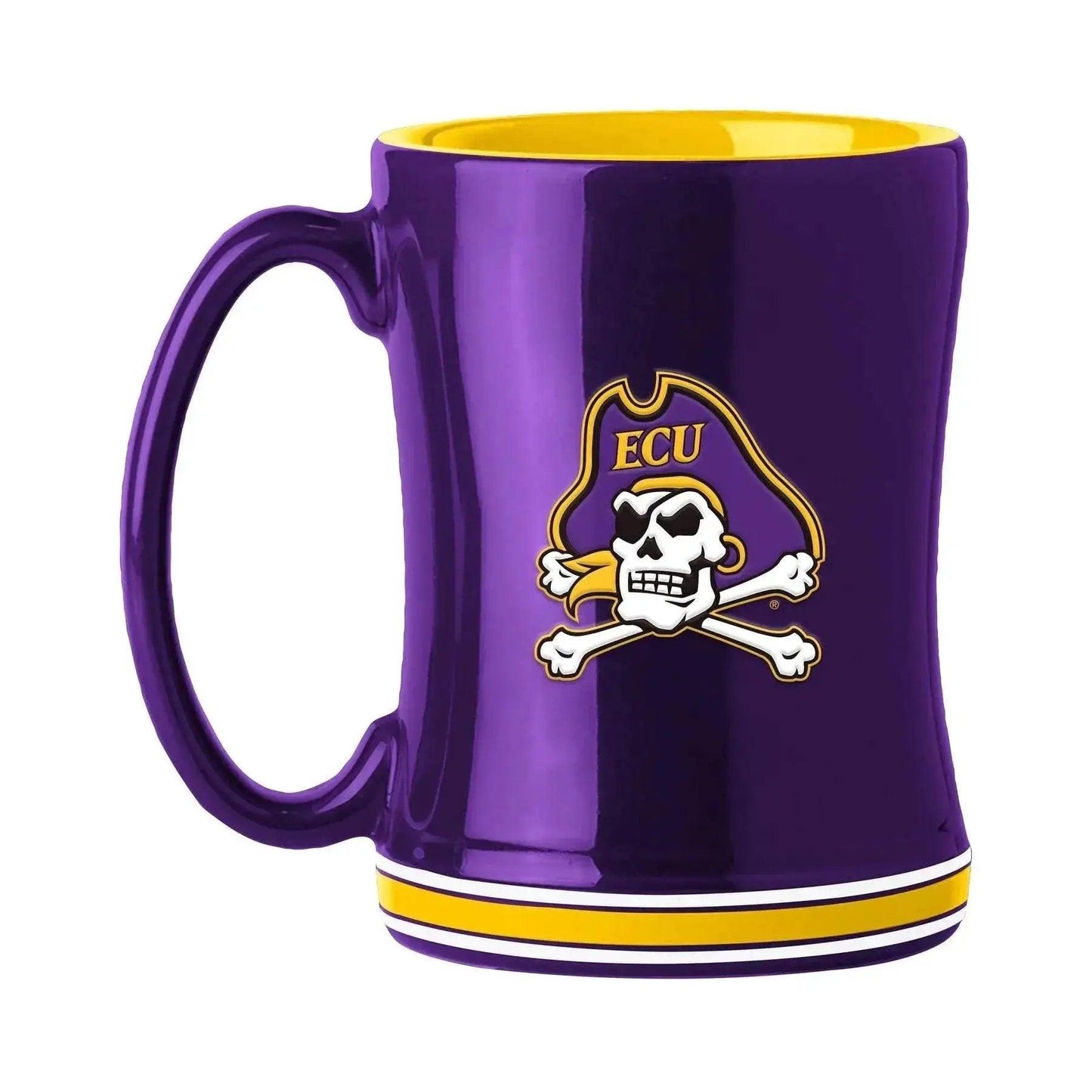 East Carolina Pirates Coffee Mug 14oz Relief Team Color - ToylandEU™