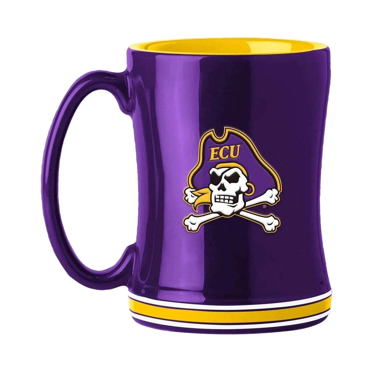 East Carolina Pirates Coffee Mug 14oz Relief Team Color - ToylandEU™