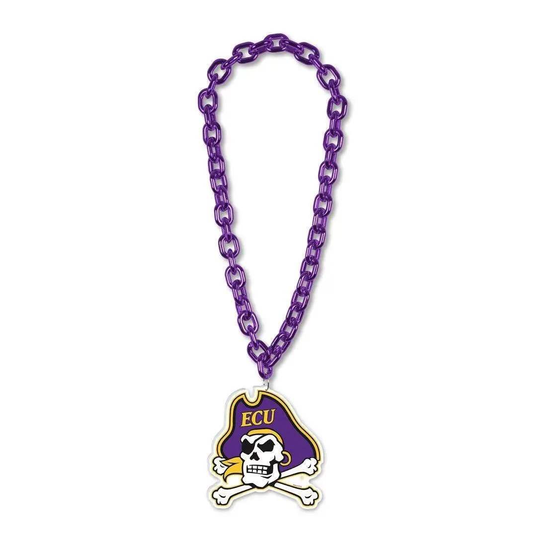 East Carolina Pirates Necklace Big Fan Chain For Game Day - ToylandEU™