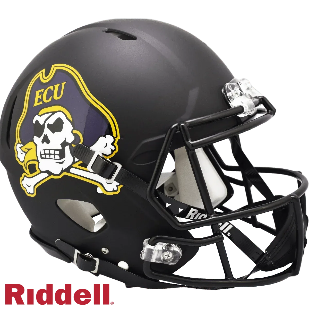 East Carolina Pirates Riddell Helmet Full Size Matte Black - ToylandEU™
