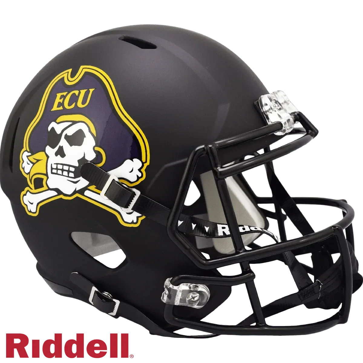 East Carolina Pirates Riddell Speed Helmet Matte Black - ToylandEU™