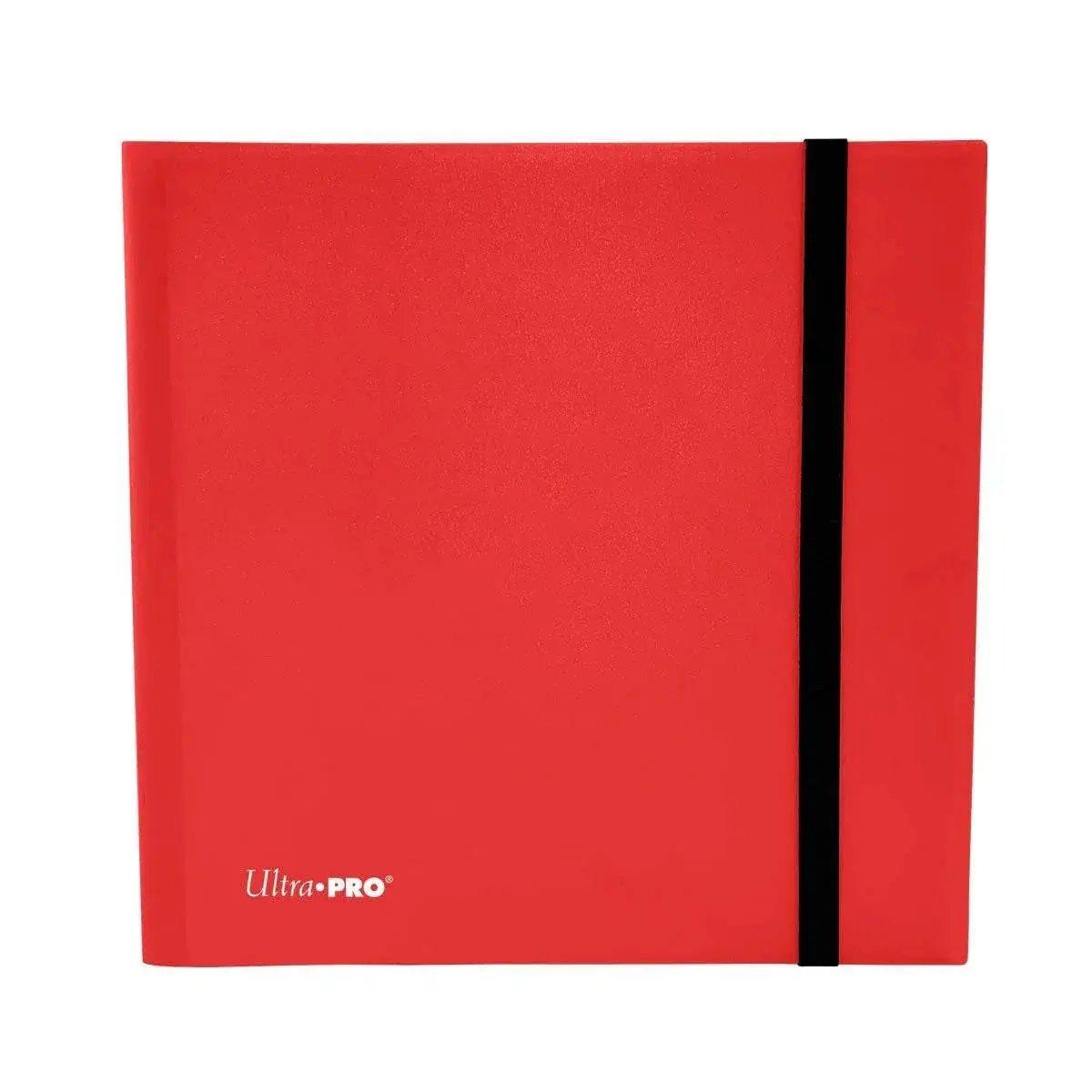 Eclipse Pro Binder 12 Pocket Apple Red Card Binder Pro Archival Safe for Collectible Cards - ToylandEU™