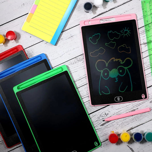 Eco-Friendly 8.5" LCD Drawing & Writing Board for Kids - Reusable Fun! - ToylandEU