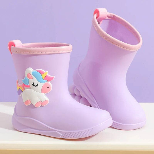 Eco Friendly Children Mid Calf Rain Boots Height Boost - ToylandEU