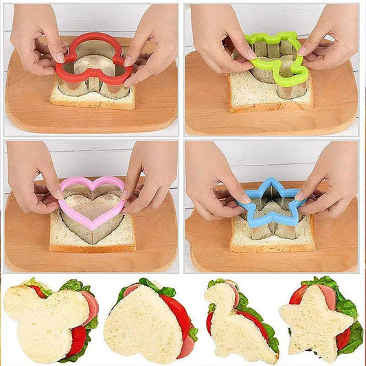 Eco Friendly Sandwich Cutters Set Stainless Steel For Kids - ToylandEU