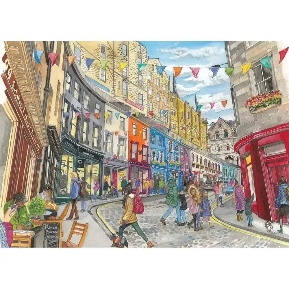 Edinburgh Jigsaw Puzzles Two Pack 500 Pieces Victoria Street - ToylandEU
