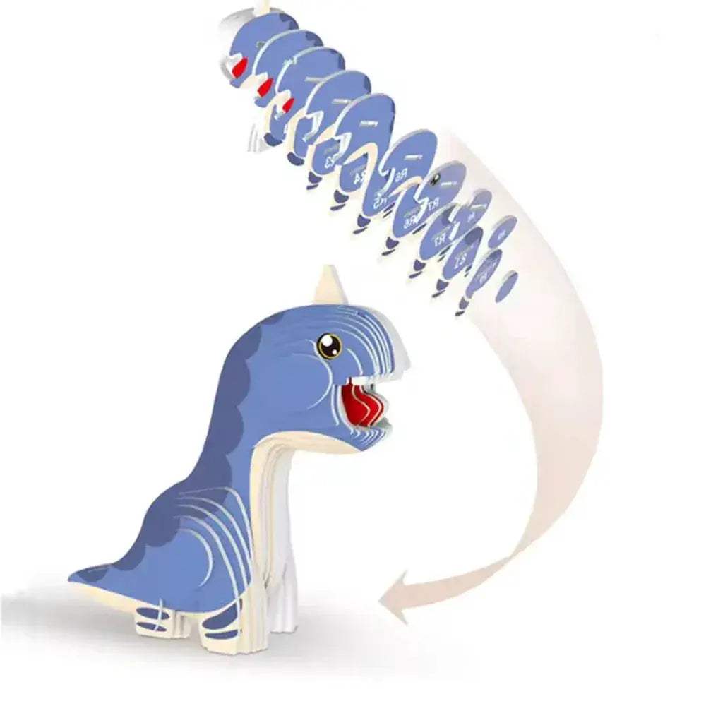 Educational Animal Theme 3D Puzzle Craft Set for Kids - ToylandEU