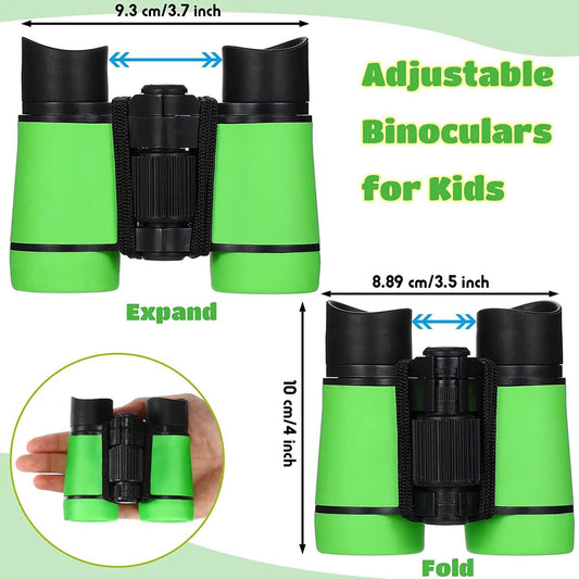 Educational Binoculars Folding 4x30mm For Kids Ages 3 To 12 - ToylandEU