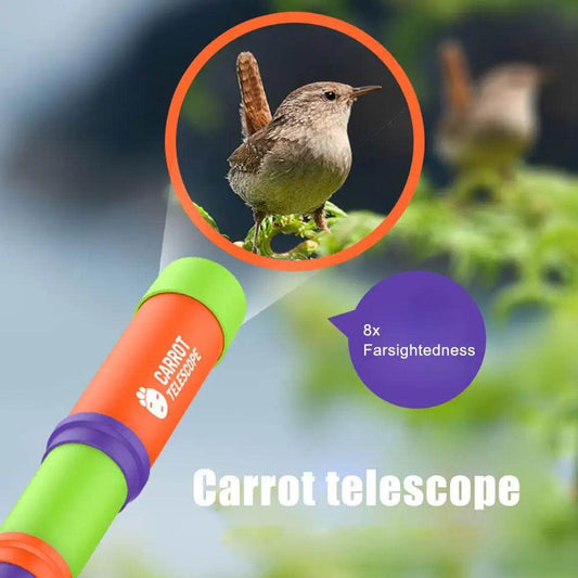 Educational Carrot Telescope 8x 3D Printed Gift For Kids - ToylandEU