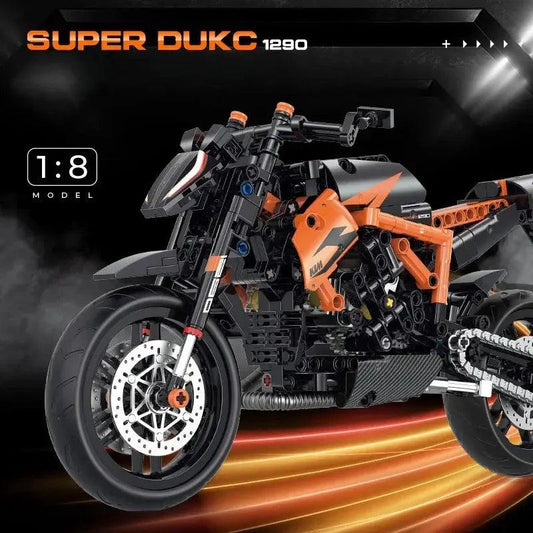 Educational Construction Bricks Motorcycle Model Kit - ToylandEU™