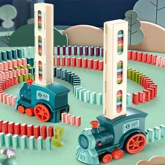 Educational Domino Train Set With Sound And Light For Kids - ToylandEU