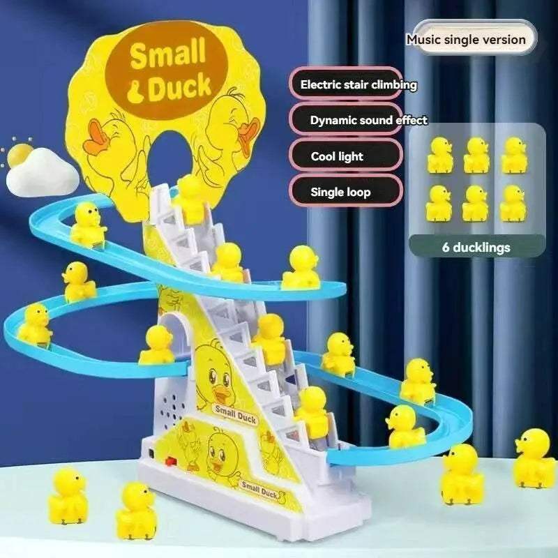 Educational Electric Duck Racing Toy with Music and Lights for Boys and Girls - ToylandEU