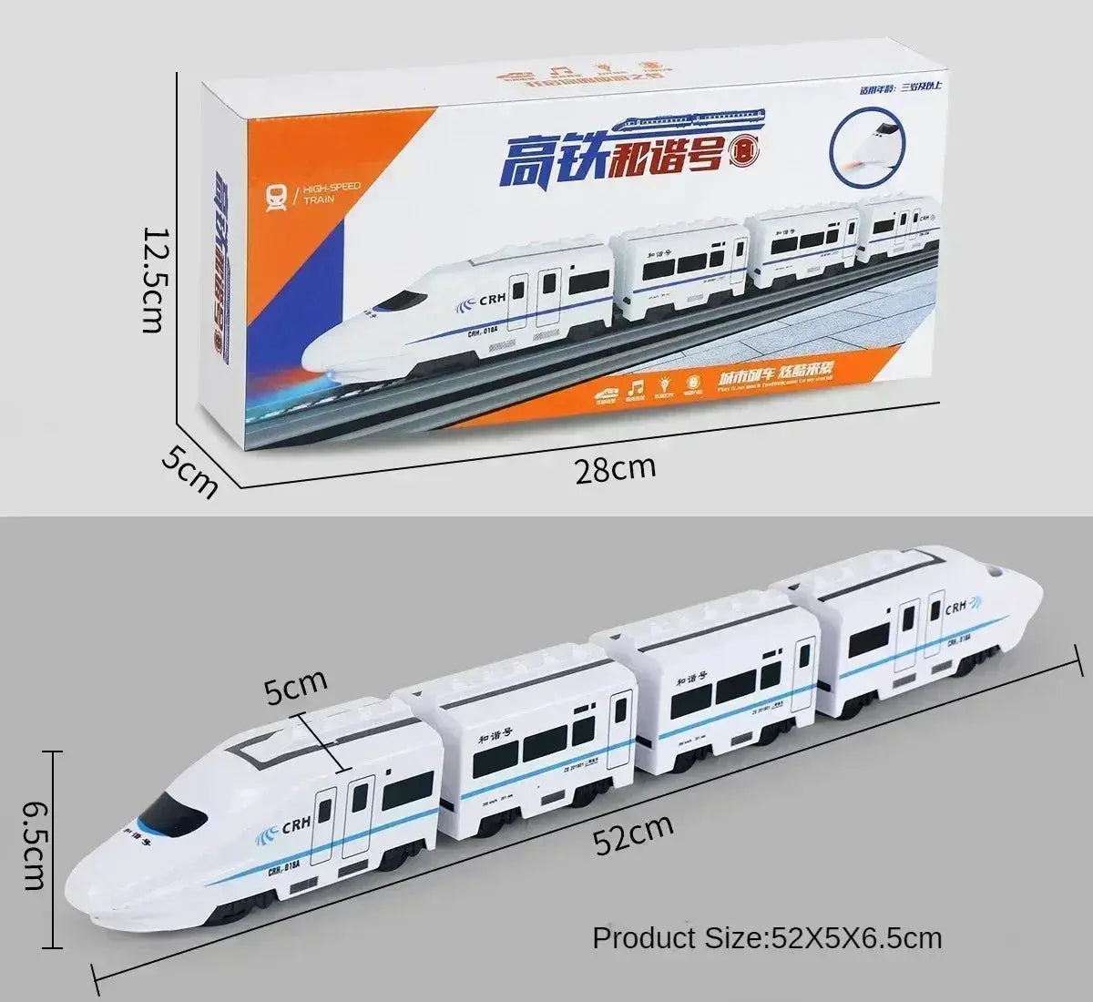 Educational Electric Train With Lights And Sounds For Kids - ToylandEU