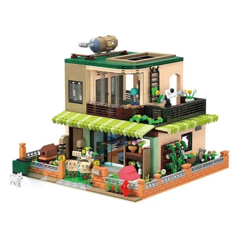 Educational Japanese Style Hut Blocks Street View - ToylandEU™