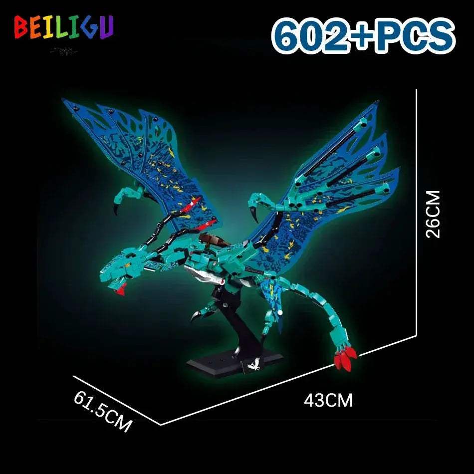 Educational Lego Compatible Building Blocks Dragon Warrior Model Kit - ToylandEU