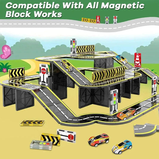 Educational Magnetic Crane Toy For Kids 4 6 Toyland EU - ToylandEU™