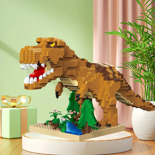 Educational Micro Mini Building Block Toys Dinosaur Word Puzzle Kit For Kids Festival Gift - ToylandEU