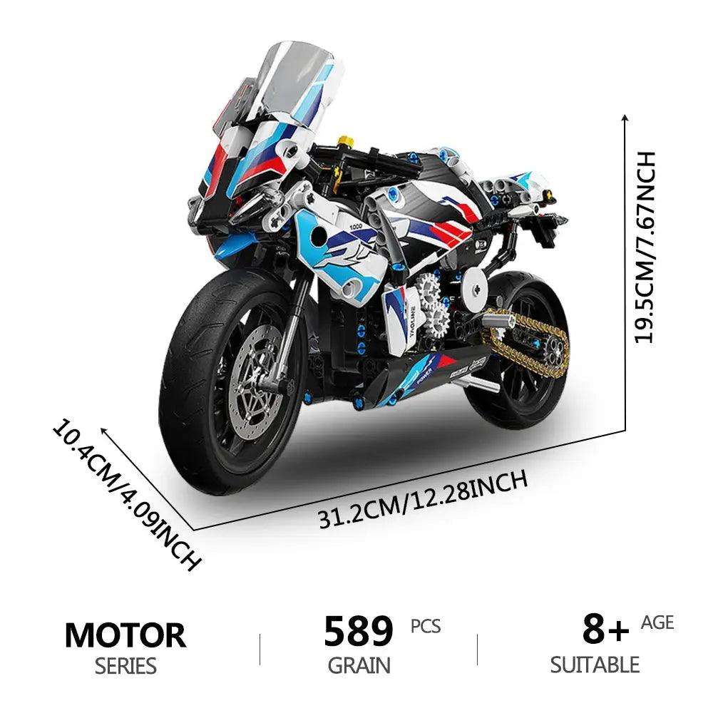 Educational Motorcycle Building Blocks Set 436 Pieces - ToylandEU™