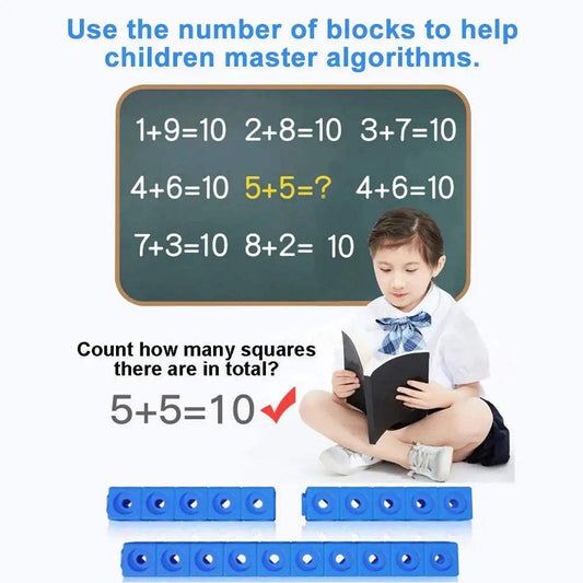 Educational Puzzle Building Blocks Set Arithmetic CE - ToylandEU™