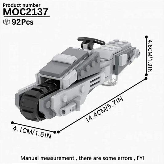 Educational SciFi Building Blocks Model Kit Aerocraft - ToylandEU™