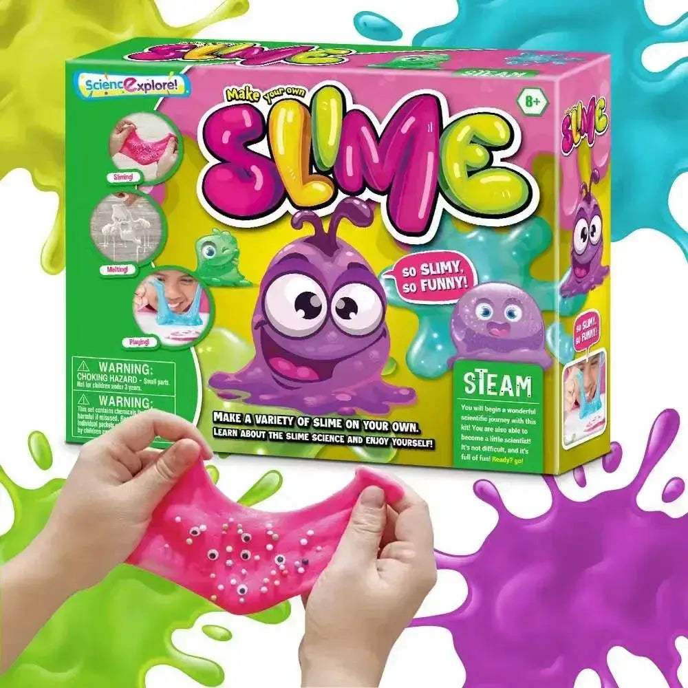Educational Science Kit Jumping Sand And Bouncy Ball Slime Soap Experiments For Kids - ToylandEU