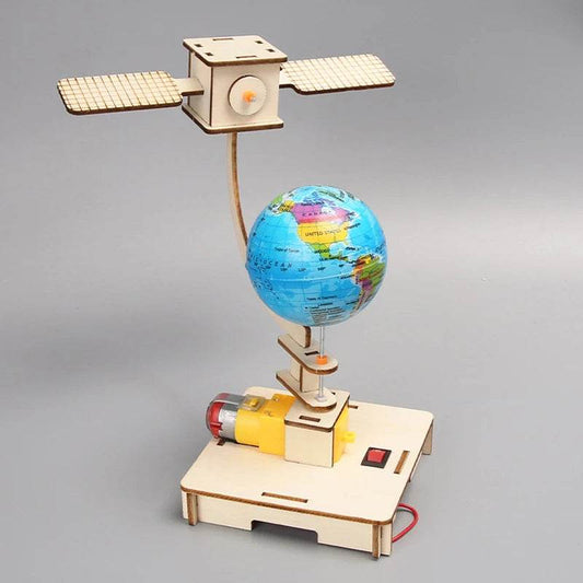Educational Science Kit Orbiting Satellite Model Kids 6-12 - ToylandEU