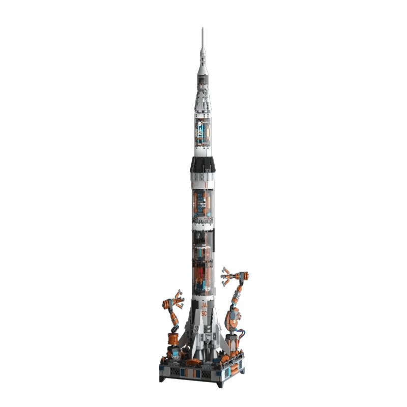Educational Space Rocket Building Blocks for Adults and Kids - ToylandEU