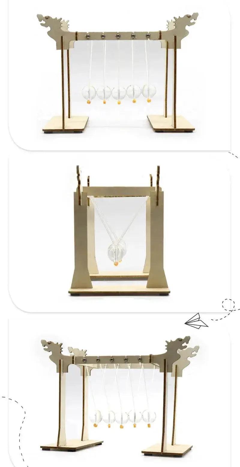 DIY Newton Cradle Balance Balls School Teaching Supplies Physics Science Pendulum Desk Project Toy Gifts Home Decoration - ToylandEU™