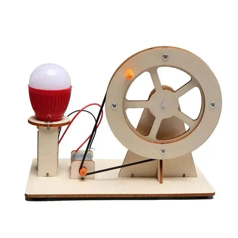 Hand-cranked Generator Student Science and Technology Children's Handmade Diy Material Random Color - ToylandEU™