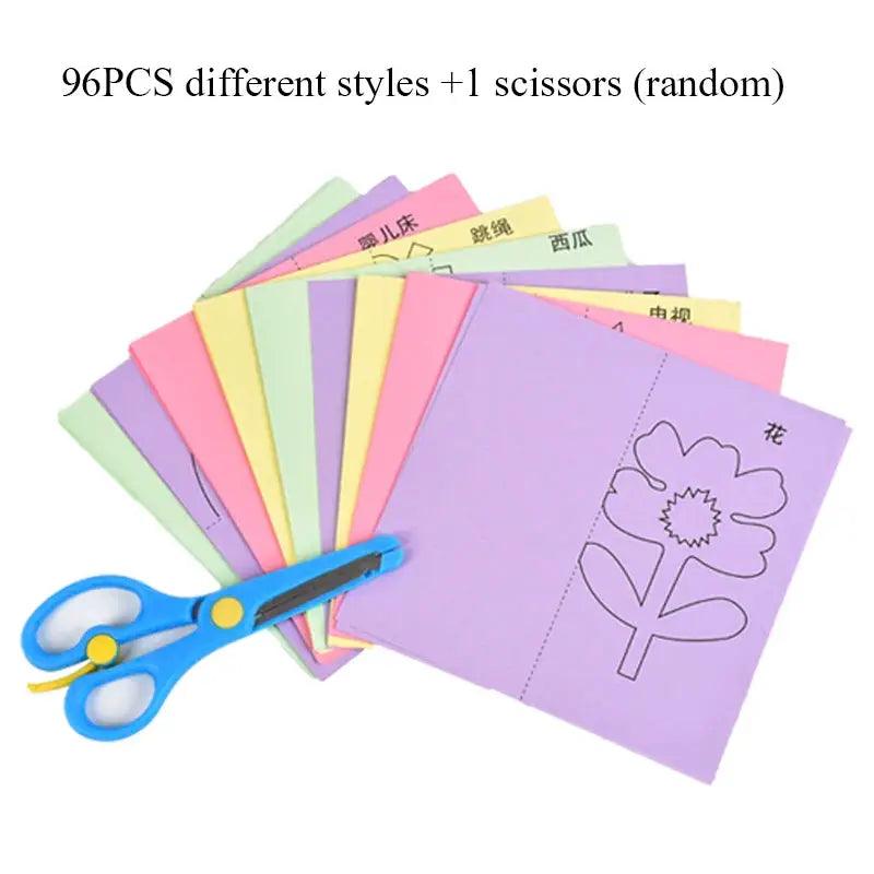 Kids Craft Paper Cutting Kit For Creative Learning - ToylandEU™