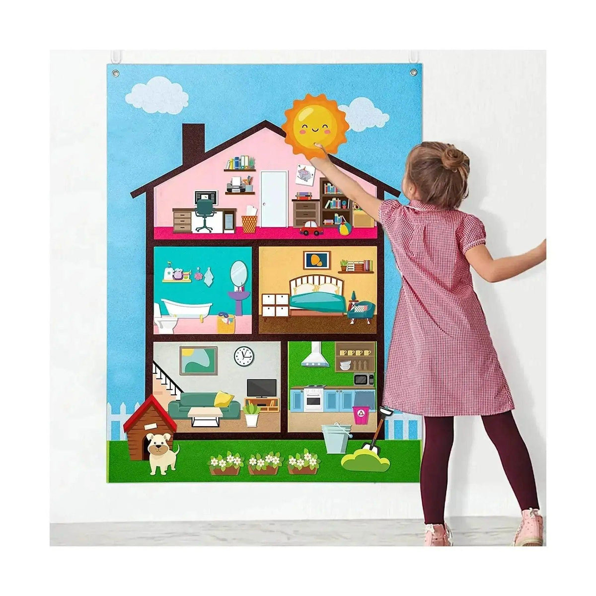 My Daily Calendar Farm Transportation Felt Story Board - ToylandEU™