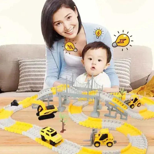 Educational Track Car Building Set For Kids With Many Pieces - ToylandEU™