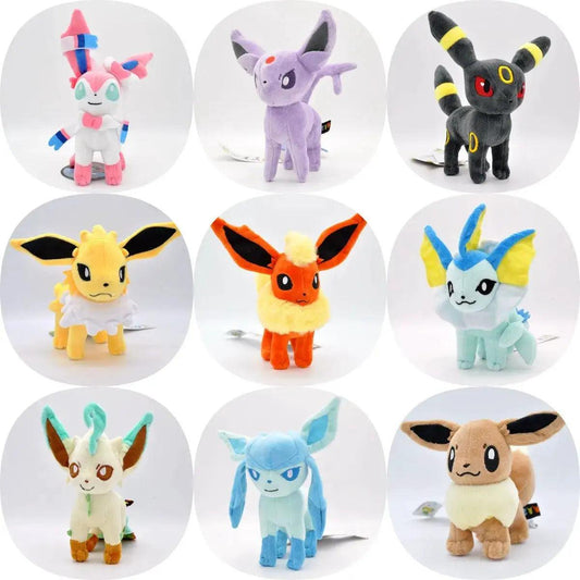 Eevee Plush Set Complete Six Pokemon Characters - ToylandEU™