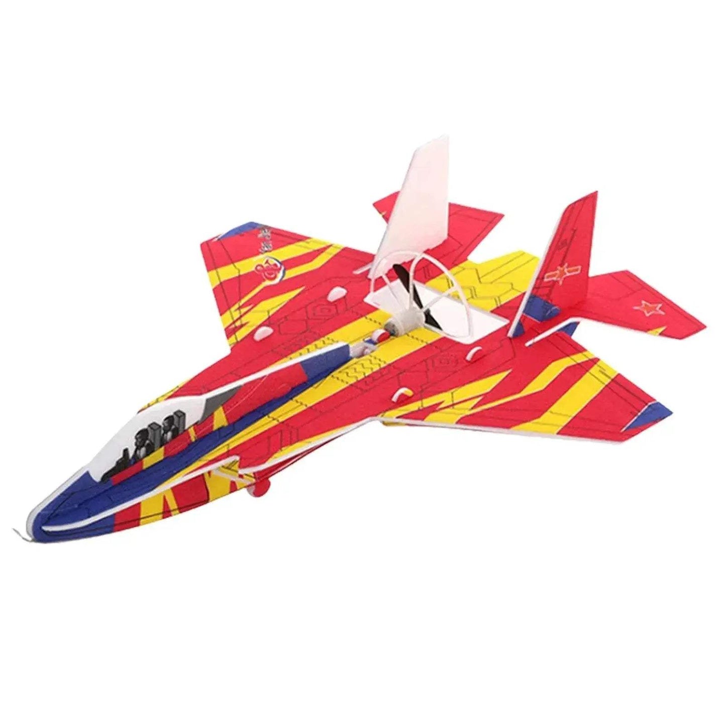Electric Airplane Toy Rechargeable Throwing Foam Plane Glider - ToylandEU