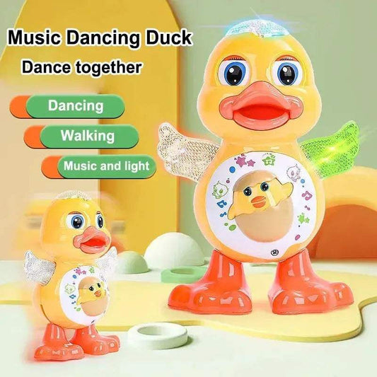 Electric Dancing Duck Toy With Music Lights - ToylandEU™