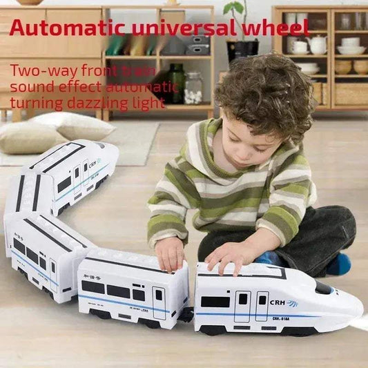 Electric Diecast Toy Train With Sound Light And Music - ToylandEU