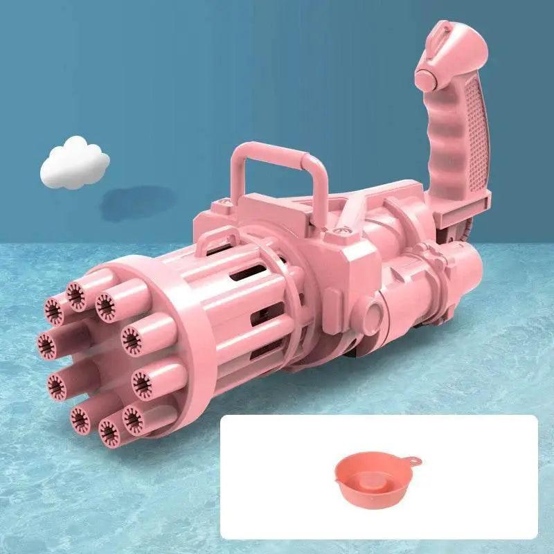 10 Hole Electric Gatling Bubble Machine for Kids Outdoor Fun - ToylandEU™