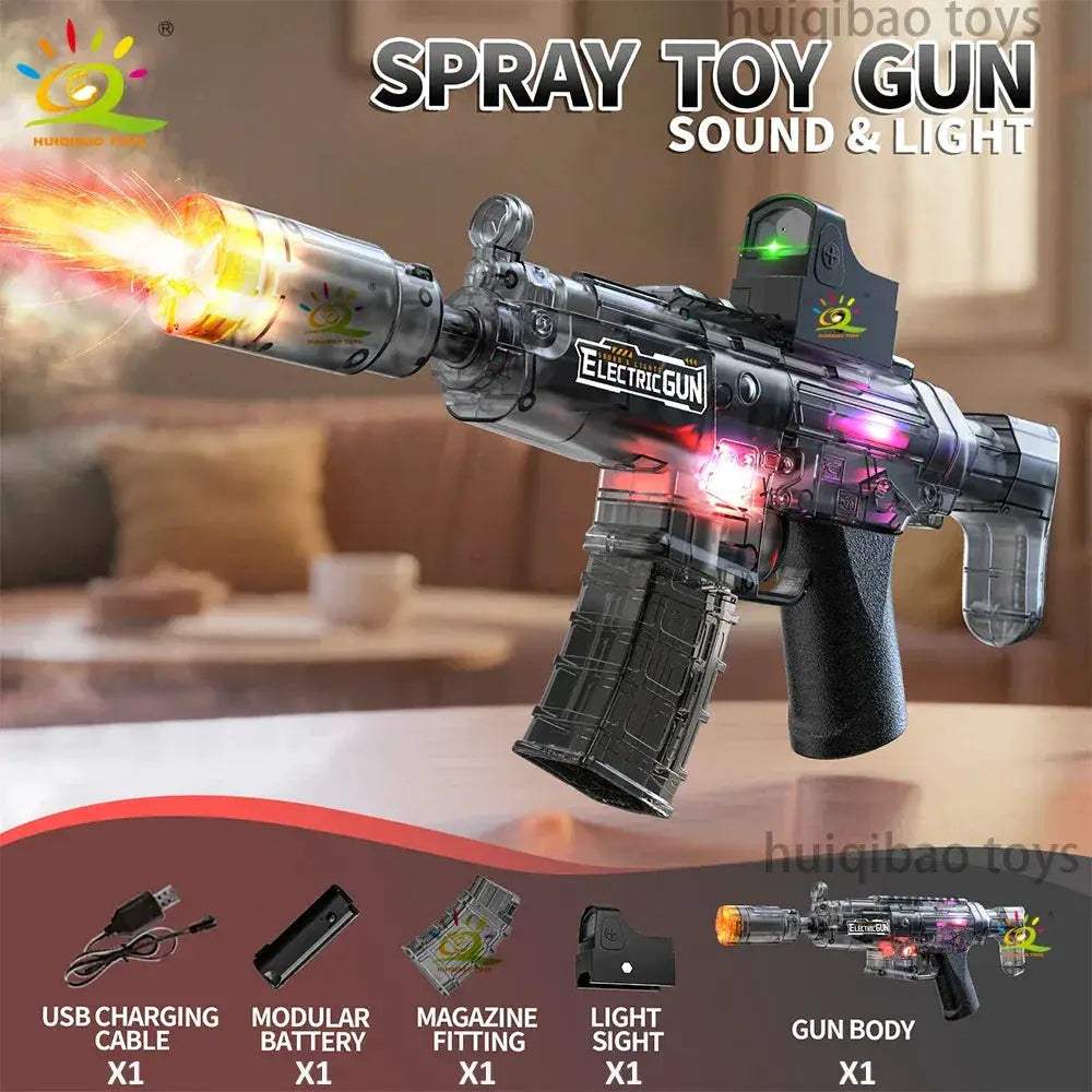 Electric MP5 Toy Gun With Light Smoke Effect For Outdoor - ToylandEU
