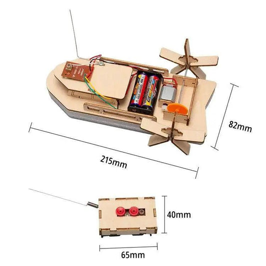 Electric Paddle Boat DIY Students Scientific Experiment Creative Invention Children's Educational Learning Toys - ToylandEU™