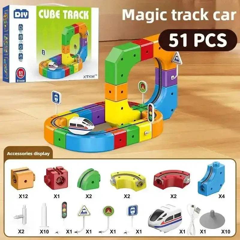 Electric Train Track Set for Kids with Anti Gravity - ToylandEU