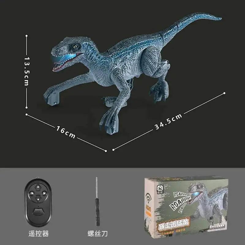 Electric Velociraptor RC Dinosaur Toy with Remote Control - Perfect - ToylandEU™