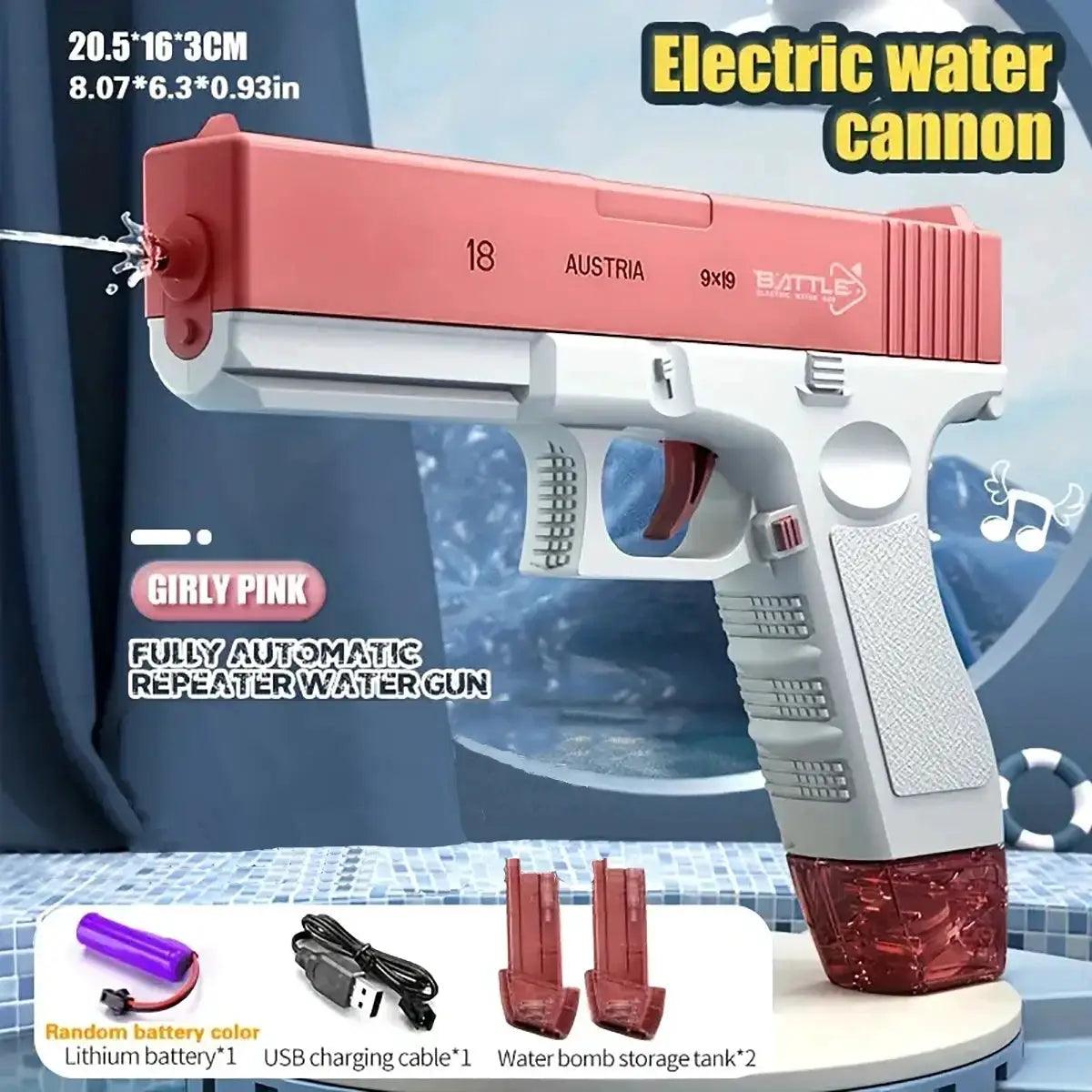 Electric Water Gun USB Rechargeable Dual Clips - ToylandEU™