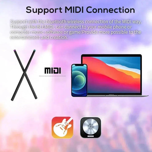 Electronic Air Drumsticks Pro Kit With Virtual Drums - ToylandEU™